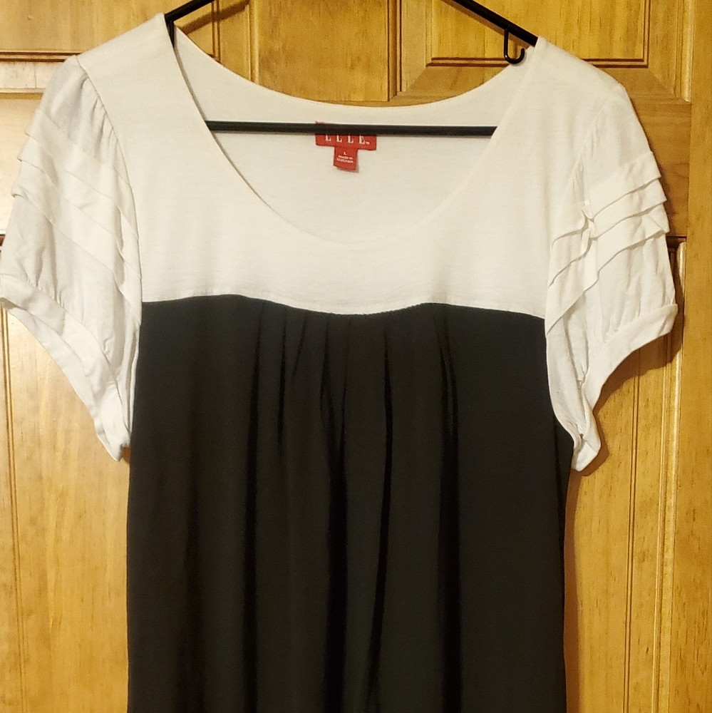 Elle cap sleeve knee length dress